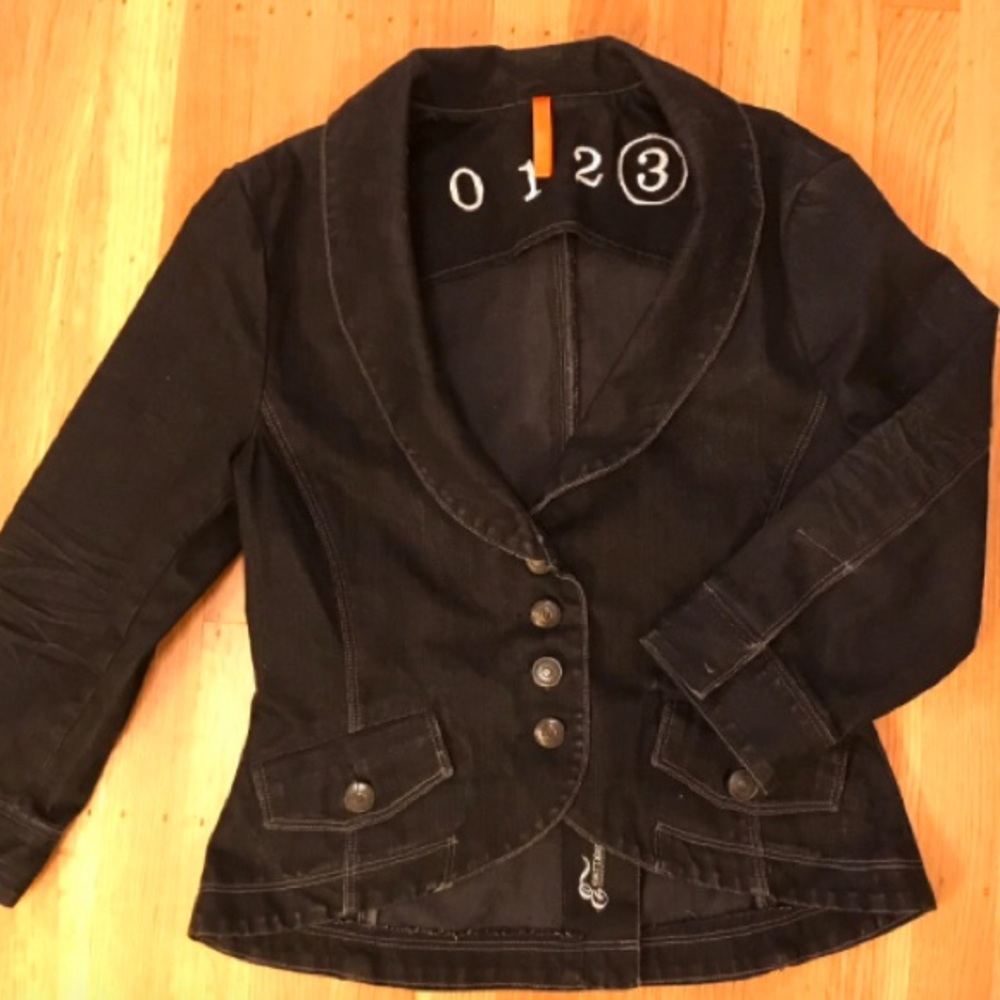 Earnest Sewn Black Denim Sofia Jacket